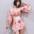 【流行E線】和服 粉色短和服 角色扮演cosplay櫻花日系性感和服(MA7249)