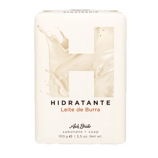 【Ach Brito 艾須•布里托】SPA Hidratante純淨優雅驢奶保濕皂-100g(★100%植物皂 散發柔和牛奶香氣★)