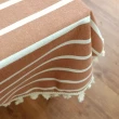 【BonBon naturel】北歐風棉麻簡約桌巾-90*90cm(多款花色可挑選)