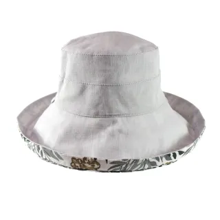 【Lavender】韓版雙面漁夫帽-大帽緣系列 迷霧灰-可折疊收納(漁夫帽 遮陽帽 防曬帽 抗紫外線)