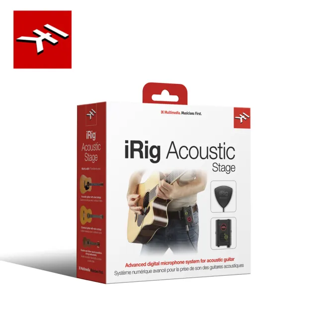 【IK Multimedia】iRig Acoustic Stage 木吉他數位拾音器系統(原廠公司貨 商品保固有保障)