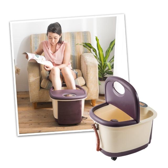 巧福 UC-838 腳底滾輪按摩浴盆，米色系設計，尺寸50×41×37cm，注水深度達20cm，提供舒適腳部按摩體驗。具加熱功能、恆溫保溫、定時及微電腦式控制面板，搭配無線遙控器，操作簡便。電壓AC110V/60Hz，功率850W，BSMI認證R51286，1年保固。中國製造，個人衛生用品，適合居家放鬆腳部。