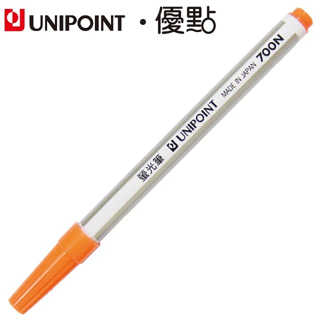 UNIPOINT優點 700N 螢光筆 橘(7入1包)