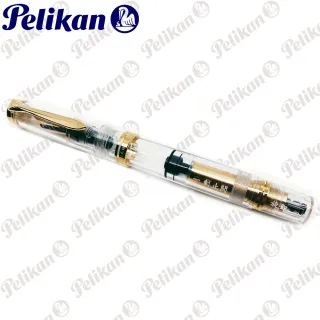 【Pelikan】百利金 限量 2020 M800透明中文示範筆(送原廠4001大瓶裝墨水)