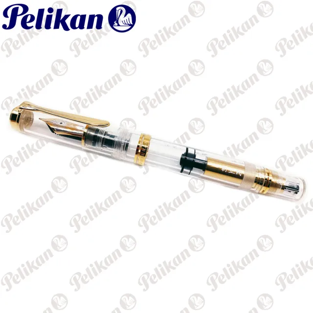 【Pelikan】百利金 限量 2020 M800透明中文示範筆(送原廠4001大瓶裝墨水)