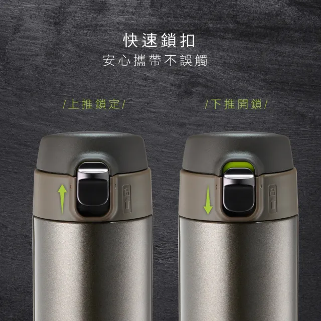 【KINYO】不鏽鋼大容量保溫杯 520ml(KIM-32)