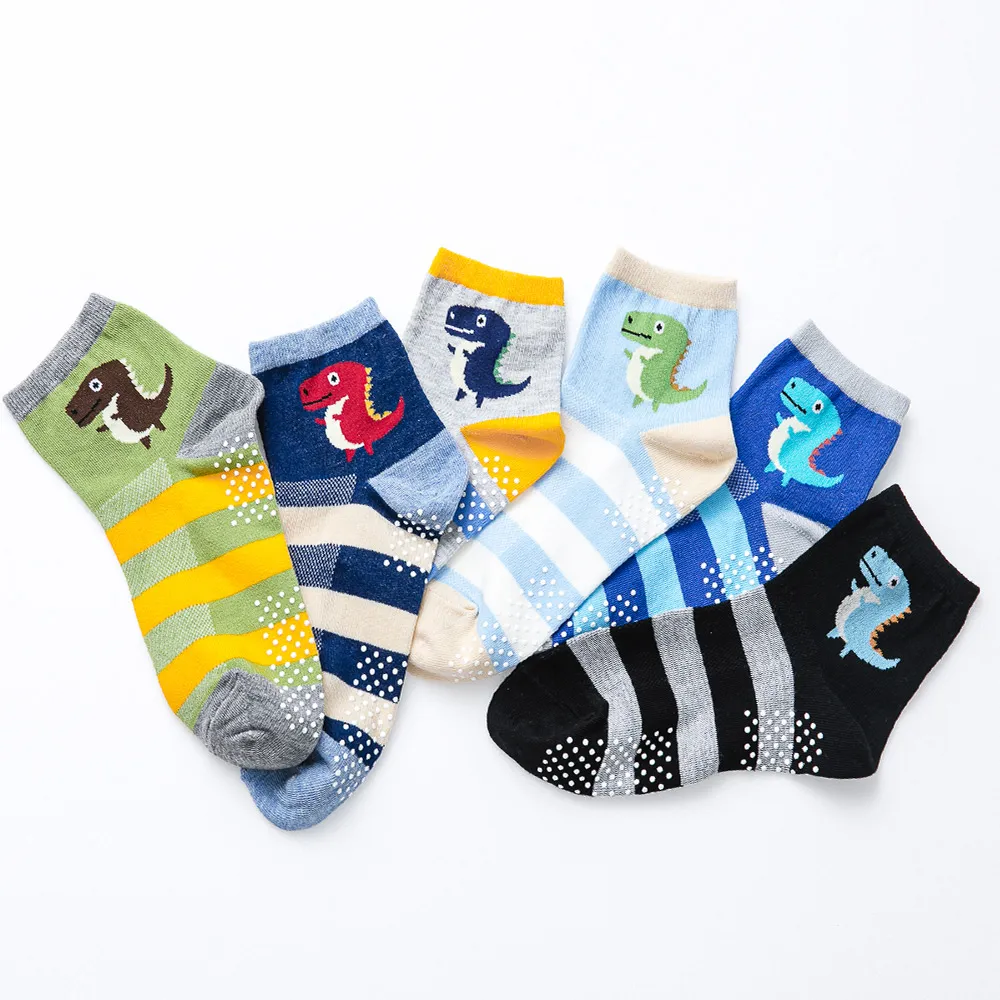 【ONEDER 旺達】韓式童襪 短襪 止滑襪02超值6入組(熱銷款、品質保證)