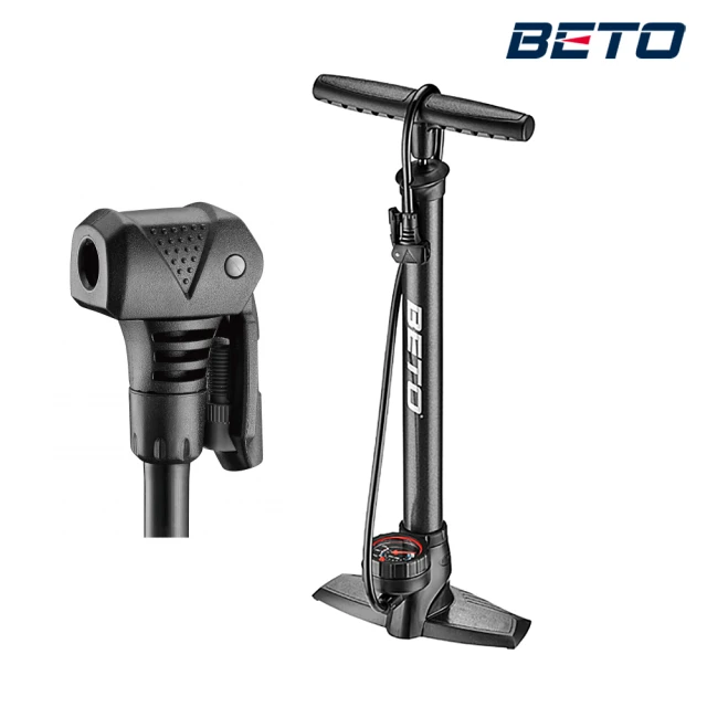 【BETO】Hyper Tino 直立式打氣筒CMP-151SG1-PSS(打氣筒、鐵合金、單車自行車)