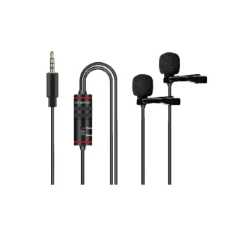 【CKMOVA麥克風】LCM3D 全向雙頭領夾式麥克風 3.5mm(勝興公司貨)