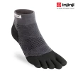 【Injinji】RUN 輕量吸排五趾短襪(黑色)NAA02(輕量款 五趾襪 短襪)