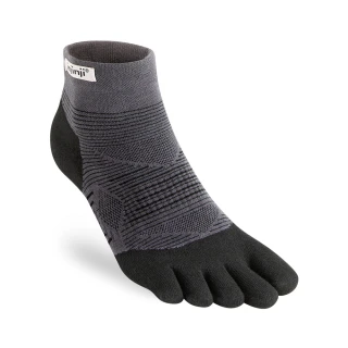 【Injinji】RUN 吸排五趾短襪EX(黑色)NAA04(標準款 五趾襪 短襪)