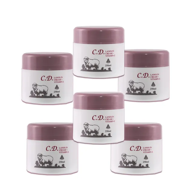 【Natures Care】C.D. 綿羊霜含維他命E (6入組 250g/罐)
