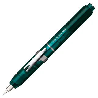 【PLATINUM 白金】CURIDAS 按壓式 綠色 鋼筆(URBAN GREEN 都會綠)