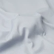 【ROBERTA 諾貝達】台灣製 學院風格 素條紋長袖襯衫(灰藍)