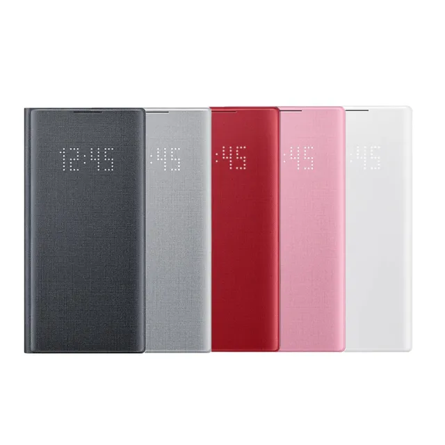 【Samsung 三星】拆封新品 GALAXY Note10 LED 原廠皮革翻頁式皮套(公司貨-盒裝)