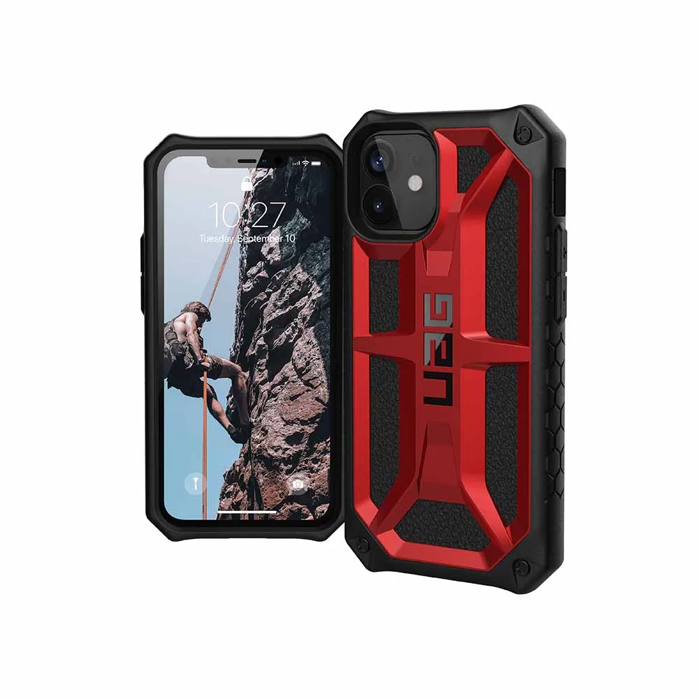 【UAG】iPhone 12 mini 頂級版耐衝擊保護殼-紅金(UAG)