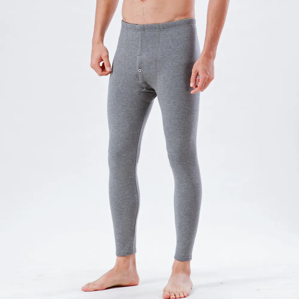 【HENIS】時尚型男速暖絨彈性居家長褲-2件組(隨機取色M-XL)