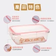 【Hiromimi】迪士尼玻璃保鮮盒800mlx2+提袋(兩款可選)