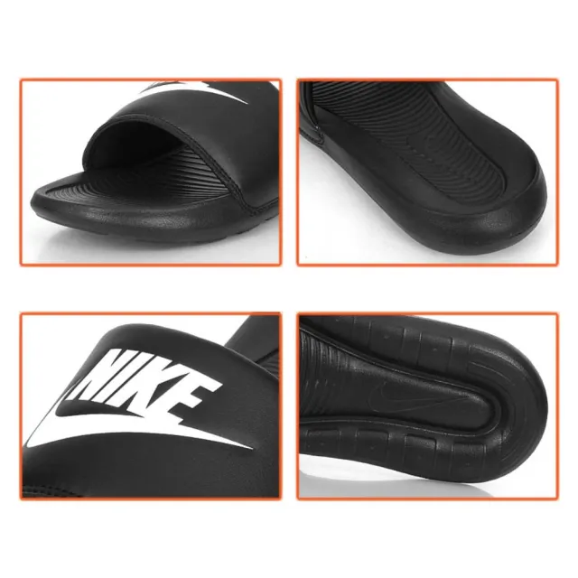 【NIKE 耐吉】VICTORI ONE SLIDE 男運動拖鞋- 海邊 戲水 游泳 黑白 交換禮物 (CN9675002)