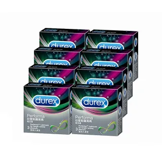 【Durex杜蕾斯】飆風碼衛生套3入*8盒