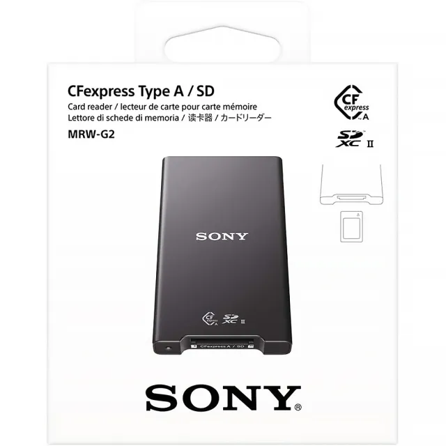 【SONY 索尼】MRW-G2 USB 3.2 CFexpress Type A / SD UHS-II 高速讀卡機(公司貨)