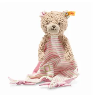 【STEIFF】Gots Rosy Teddy Bear Comforter(嬰幼兒安撫巾)