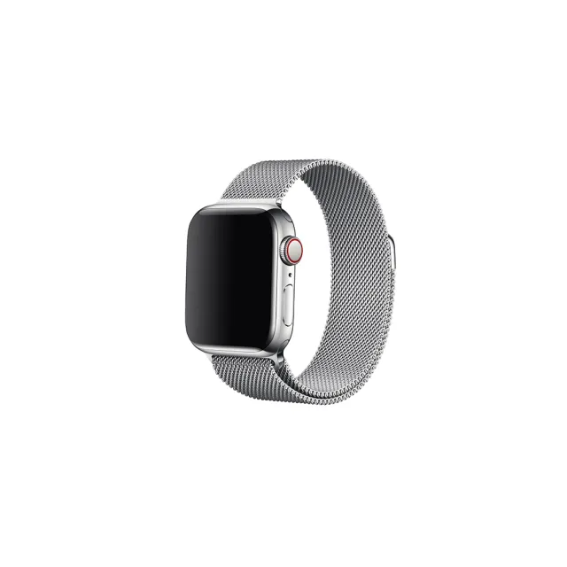 【YOMIX 優迷】Apple watch Ultra/9/8/7/SE2/6/SE/5/4/3專用米蘭尼斯金屬錶帶(10色任選)