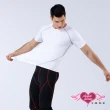 【Angel 天使霓裳】塑身衣 簡約有型 短袖運動背心 運動內衣(白M-XL)