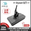 【禾淨家用HG】Dyson V7 2400mAh 副廠吸塵器鋰電池 DC8225(台灣製造)