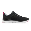 【SKECHERS】休閒鞋 Flex Appeal 4.0 寬楦 女鞋 黑 白 粉紅 輕量 緩衝 記憶鞋墊 健走鞋(149580-WBKMT)