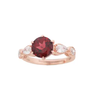 【幸福珠寶】紅石榴戒指(紅寶石)