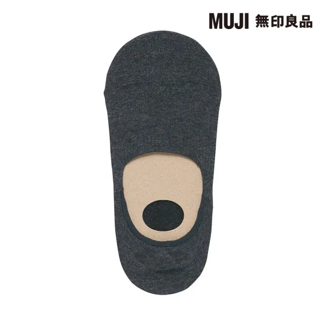 【MUJI 無印良品】女棉混輕薄腳跟防滑隱形襪(共3色)