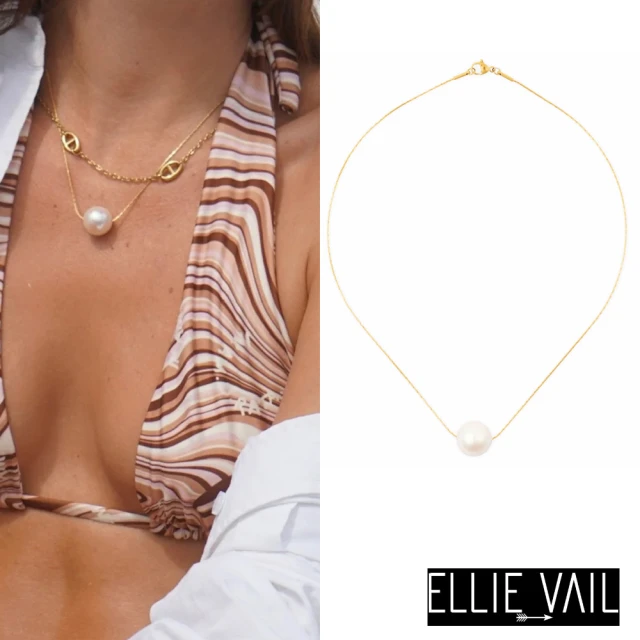 ELLIE VAIL 邁阿密防水珠寶 金色五層項鍊 簡約多層