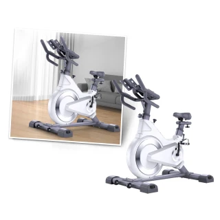 【ONFIT】磁控飛輪健身車 心率握把動感單車 室內全包式飛輪車(JS504)