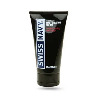 【美國 MD Science Lab】SWISS NAVY 瑞士海軍白金級手淫乳霜 5oz 1入(手淫專用 打手槍 油性)