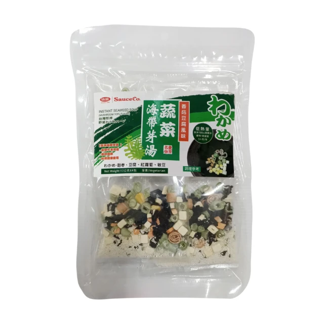 【味榮】即食海帶芽湯-香菇豆腐風味13g×4/袋