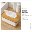 【樂邦】長型透明衛生紙盒/2入(面紙盒 收納 置物盒)