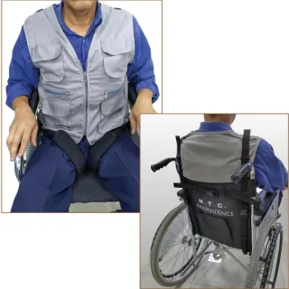 【感恩使者】背心式身體固定衣 - 輪椅背心安全帶 ZHTW2043 全包覆式(輪椅專用保護束帶-安全背心)