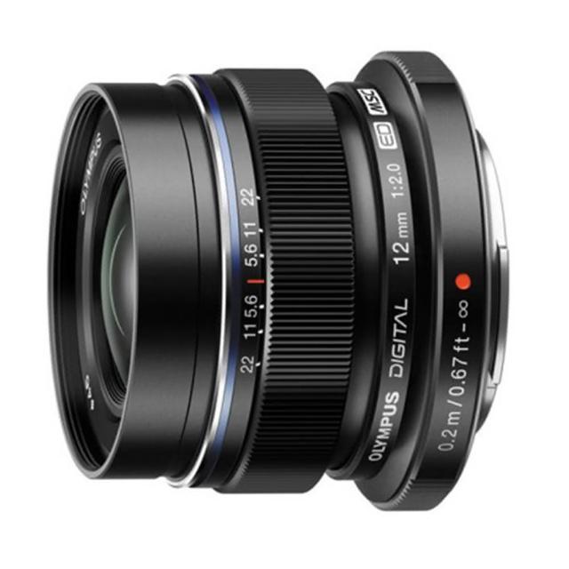 OLYMPUS 奧林巴斯 M.ZUIKO DIGITAL ED 12mm F/2.0 廣角定焦鏡頭 M4/3 系統  1年保固 輕量僅 0g~200g