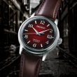 【SEIKO 精工】Presage 調酒師微醺時光經典機械錶-紅/38.5mm(SRPE41J1/4R35-04A0R)