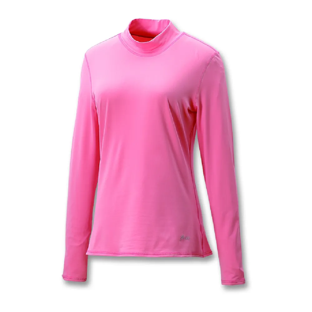 【Fit 維特】女-遠紅外線立領保暖內衣-粉紅色 FW2503-12(保暖衣/貼身內衣/衛生衣/素T)