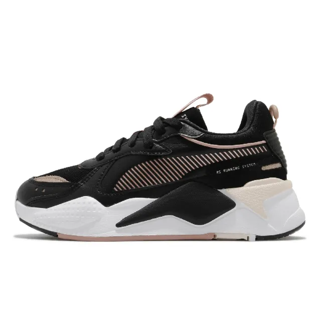 【PUMA】休閒鞋 RS-X Mono Metal 女鞋 厚底 舒適 簡約 球鞋 穿搭 運動 黑 粉(37466901)