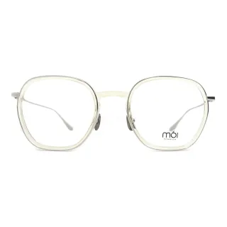 【moi 摩異】moi取意法語中的意涵  自我  純鈦光學眼鏡(透明 T005-03)