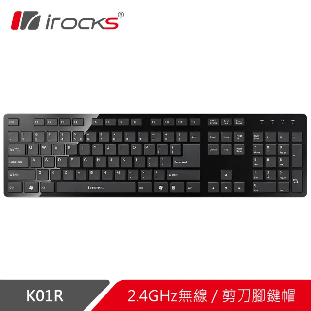【i-Rocks】K01R 2.4GHz 無線鍵盤