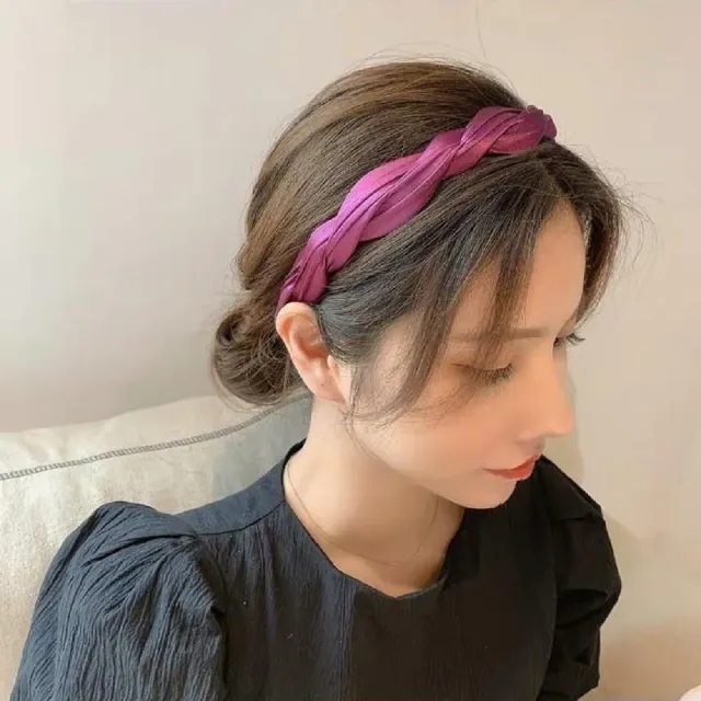 【vivi 流行生活館】韓國新款絲質波浪髮箍(1007)