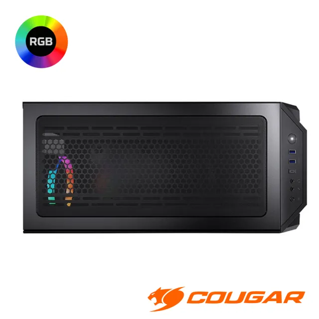 【COUGAR 美洲獅】MX660 Iron RGB 中塔機箱 全景透視電腦機殼