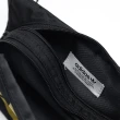 【adidas 愛迪達】L TREFOIL CROSS BODY WAIST BAG 小腰包 黑金(FT8917)