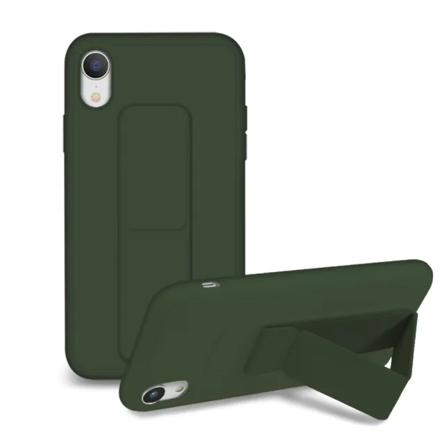 iPhone X XS 強力磁吸純色支架防摔手機保護殼(iPhoneXS手機殼 iPhoneX手機殼)