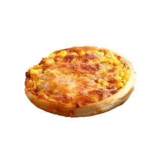 【上野物產】五吋牽絲素食圓披薩 x3片(120g±10%/片)