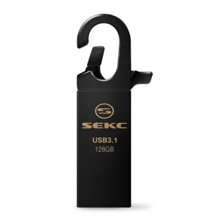 【SEKC】SDM32 128GB USB3.1高速金屬扣環隨身碟